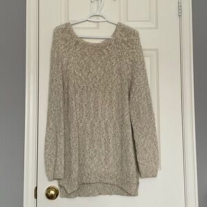 Cozy Beige Knit Sweater
